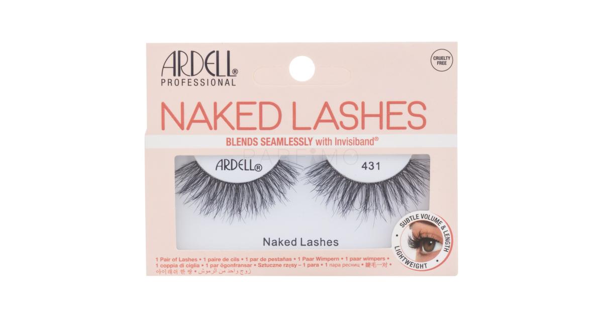 Ardell Naked Lashes 431 Falsche Wimpern für Frauen 1 St Farbton Black