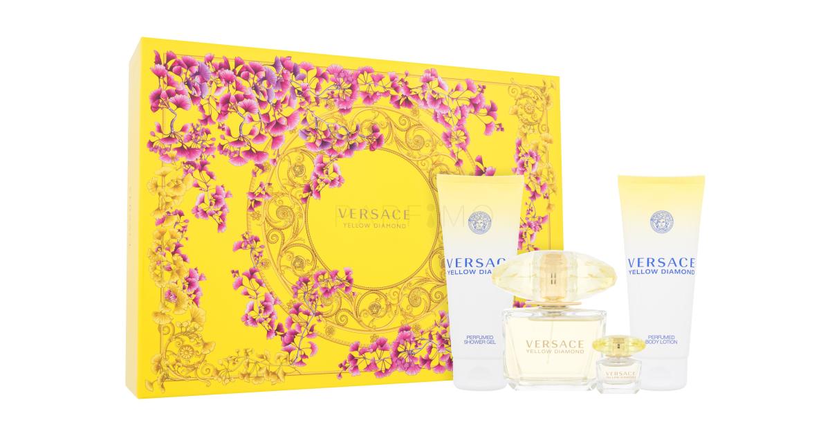 Versace Yellow Diamond Geschenkset Eau De Toilette Ml K Rpermilch