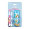 Pinkfong Baby Shark Set Geschenkset Zahnbürste 2 St. + Zahnpasta 75 ml + Zahnbürstenbecher