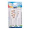 Canpol babies Newborn Baby Baby Brush With Comb Hearts Haarkamm für Kinder Set