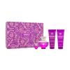 Versace Pour Femme Dylan Purple Geschenkset Eau de Parfum 100 ml + Eau de Parfum 5 ml + Duschgel 100 ml + Körperlotion 100 ml