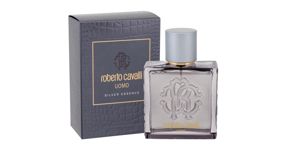 Roberto Cavalli Uomo Silver Essence Eau de Toilette f r Herren 100