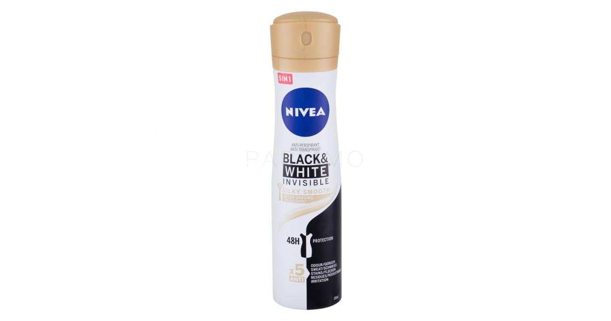 NIVEA Black & White Invisible Silky Smooth, Antiperspirant for