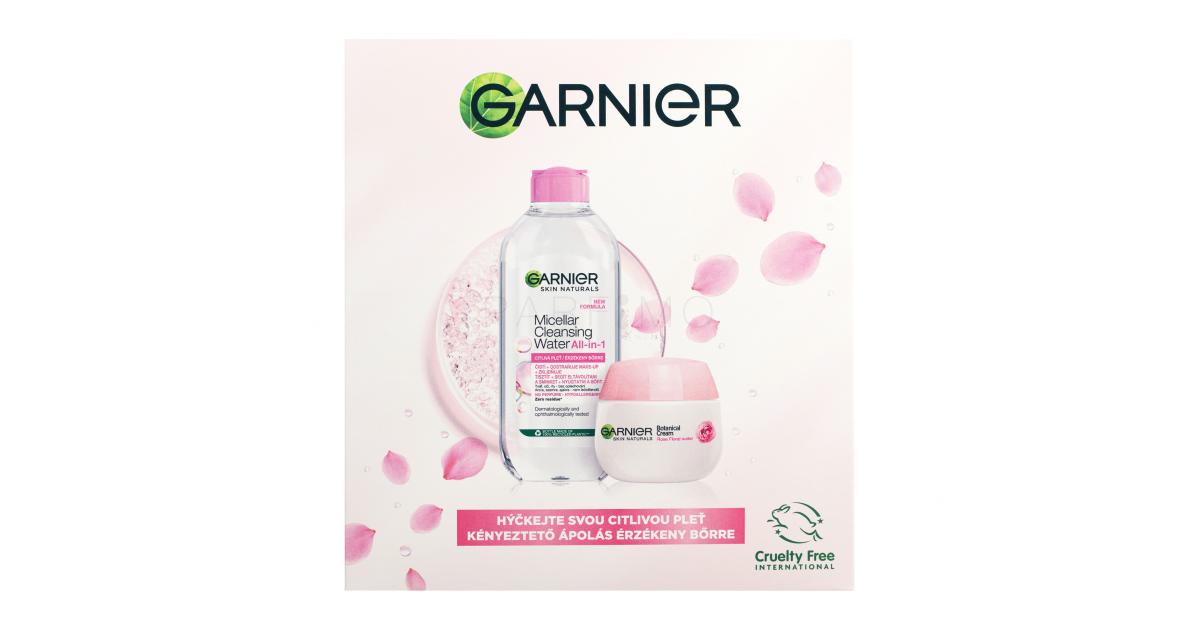 Garnier Skin Skin Geschenkset Set Cream Naturals Skin Tagescreme Cleansing ml ml Mizellenwasser All-In-1 50 Naturals + Water Rose Naturals Rose Gift Micellar 400 Cream