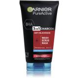 Garnier Pure Active 3in1 Charcoal Gesichtsmaske 150 ml