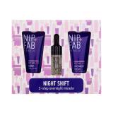 NIP+FAB Renew Night Shift Geschenkset Gesichtsserum Retinol Fix Serum 20 ml + Gesichtscreme Retinol Fix Overnight Cream 20 ml + Gesichtsserum Retinol Fix Concentrate Extreme 10 ml