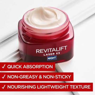 L&#039;Oréal Paris Revitalift Laser X3 Night Cream Nachtcreme für Frauen 50 ml