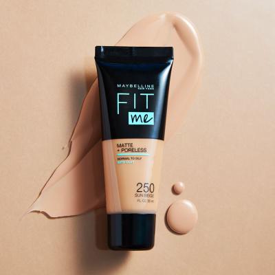 Maybelline Fit Me! Matte + Poreless Foundation für Frauen 30 ml Farbton  104 Soft Ivory