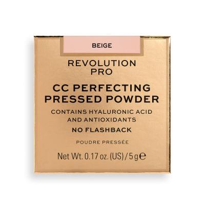 Revolution Pro CC Perfecting Press Powder Puder für Frauen 5 g Farbton  Beige