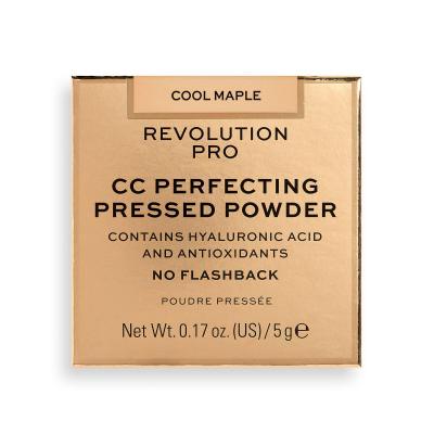 Revolution Pro CC Perfecting Press Powder Puder für Frauen 5 g Farbton  Cool Maple