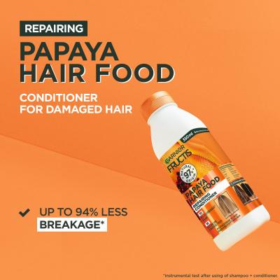 Garnier Fructis Hair Food Papaya Repairing Conditioner Conditioner für Frauen 350 ml