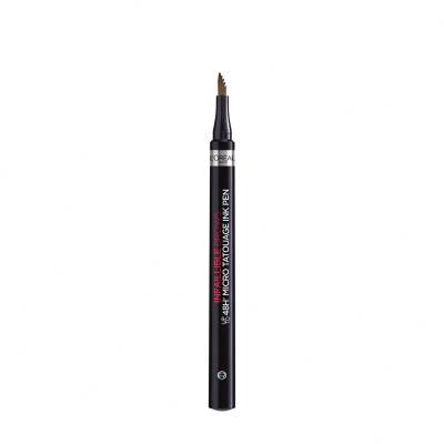 L&#039;Oréal Paris Infaillible Brows 48H Micro Tatouage Ink Pen Augenbrauenstift für Frauen 1 g Farbton  3.0 Brunette