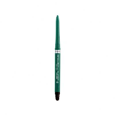 L&#039;Oréal Paris Infaillible Grip 36H Gel Automatic Eye Liner Kajalstift für Frauen 1,2 g Farbton  008 Emerald Green