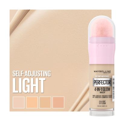 Maybelline Instant Anti-Age Perfector 4-In-1 Glow Foundation für Frauen 20 ml Farbton  01 Light