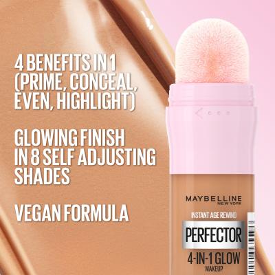 Maybelline Instant Anti-Age Perfector 4-In-1 Glow Foundation für Frauen 20 ml Farbton  01 Light