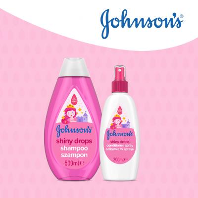 Johnson´s Shiny Drops Kids Conditioner Spray Conditioner für Kinder 200 ml