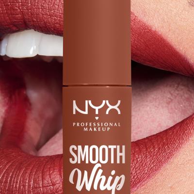 NYX Professional Makeup Smooth Whip Matte Lip Cream Lippenstift für Frauen 4 ml Farbton  06 Faux Fur