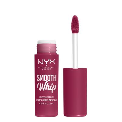 NYX Professional Makeup Smooth Whip Matte Lip Cream Lippenstift für Frauen 4 ml Farbton  08 Fuzzy Slippers