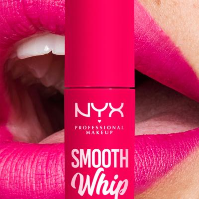 NYX Professional Makeup Smooth Whip Matte Lip Cream Lippenstift für Frauen 4 ml Farbton  10 Pillow Fight