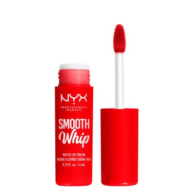 NYX Professional Makeup Smooth Whip Matte Lip Cream Lippenstift für Frauen 4 ml Farbton  12 Icing On Top