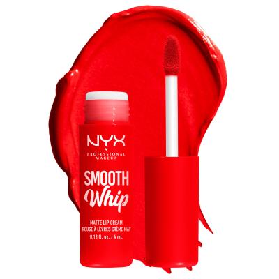 NYX Professional Makeup Smooth Whip Matte Lip Cream Lippenstift für Frauen 4 ml Farbton  12 Icing On Top