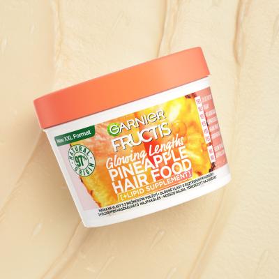 Garnier Fructis Hair Food Pineapple Glowing Lengths Mask Haarmaske für Frauen 400 ml