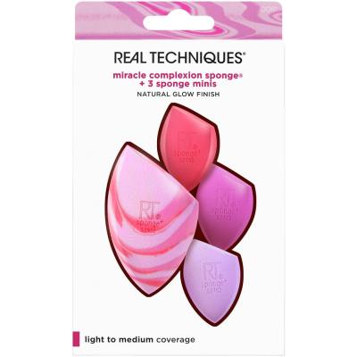 Real Techniques Miracle Complexion Sponge Geschenkset Make-up-Schwamm Miracle Complexion Sponge 1 St. + Mini-Schwamm Miracle Complexion Sponge 3 St.