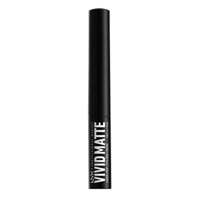 NYX Professional Makeup Vivid Matte Eyeliner für Frauen 2 ml Farbton  01 Black