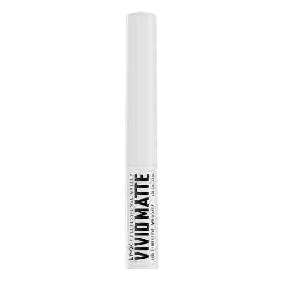 NYX Professional Makeup Vivid Matte Eyeliner für Frauen 2 ml Farbton  02 White