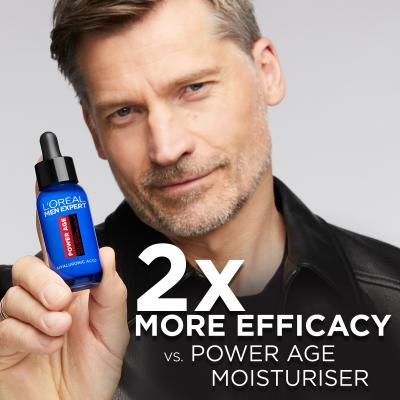 L&#039;Oréal Paris Men Expert Power Age Hyaluronic Multi-Action Serum Gesichtsserum für Herren 30 ml