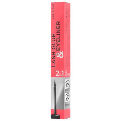 Catrice Lash Glue &amp; Eyeliner Wimpernkleber für Frauen 1,7 ml Farbton  010 Strong Black