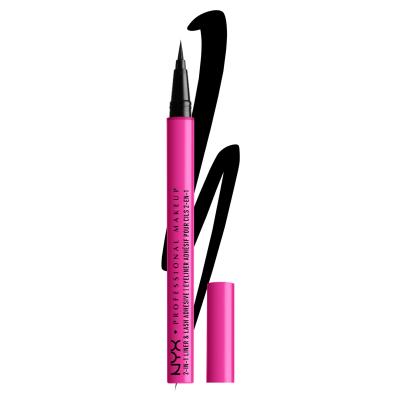 NYX Professional Makeup Jumbo Lash! 2in1 Liner &amp; Lash Adhesive Eyeliner für Frauen 1 ml Farbton  01 Black