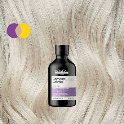 L&#039;Oréal Professionnel Chroma Crème Professional Shampoo Purple Dyes Shampoo für Frauen 300 ml