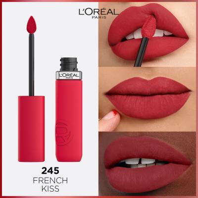 L&#039;Oréal Paris Infaillible Matte Resistance Lipstick Lippenstift für Frauen 5 ml Farbton  245 French Kiss