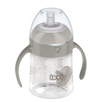 LOVI Harmony First Cup With Weighted Straw 6m+ Trinkbecher für Kinder 150 ml