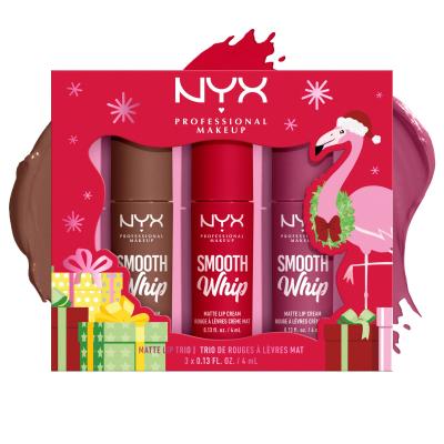 NYX Professional Makeup Fa La La L.A. Land Smooth Whip Matte Lip Cream Trio Geschenkset Lippenstift Smooth Whip Matte Lip Cream 3 x 4 ml