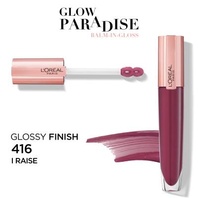 L&#039;Oréal Paris Glow Paradise Balm In Gloss Lipgloss für Frauen 7 ml Farbton  416 Raise