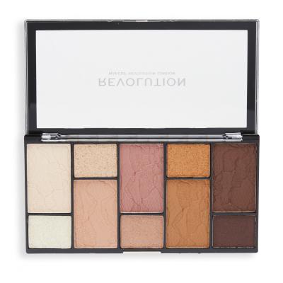 Makeup Revolution London Reloaded Dimension Eyeshadow Palette Lidschatten für Frauen 24,5 g Farbton  Neutral Charm