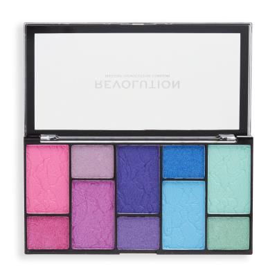 Makeup Revolution London Reloaded Dimension Eyeshadow Palette Lidschatten für Frauen 24,5 g Farbton  Vivid Passion