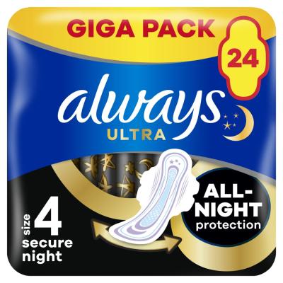 Always Ultra Secure Night Damenbinde für Frauen Set