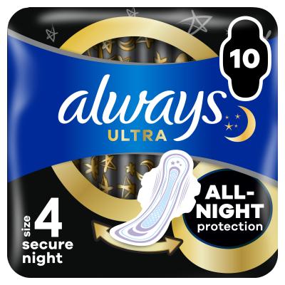 Always Ultra Secure Night Damenbinde für Frauen Set