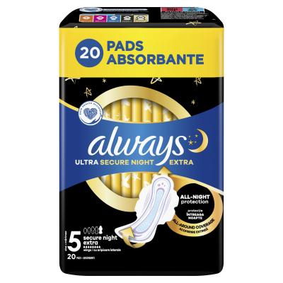 Always Ultra Secure Night Extra Damenbinde für Frauen Set