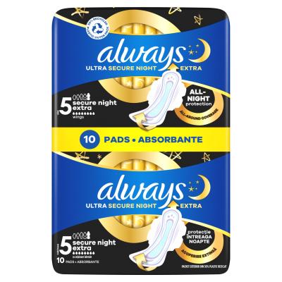 Always Ultra Secure Night Extra Damenbinde für Frauen Set