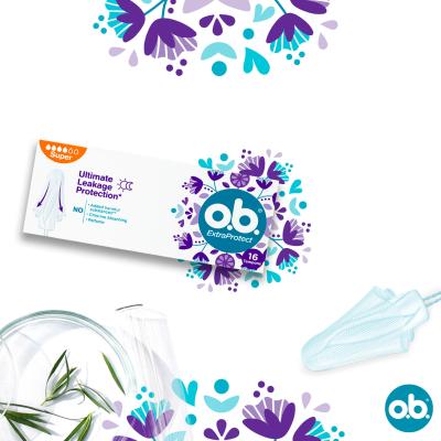 o.b. ExtraProtect Super Tampon für Frauen Set