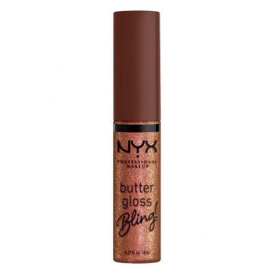 NYX Professional Makeup Butter Gloss Bling Lipgloss für Frauen 8 ml Farbton  08 HU$TLA