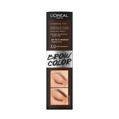 L&#039;Oréal Paris Brow Color Semi-Permanent Eyebrow Tint Augenbrauenfarbe für Frauen 1 St. Farbton  3.0 Dark Brunette