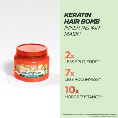 Garnier Fructis Goodbye Damage Keratin Hair Bomb Haarmaske für Frauen 320 ml