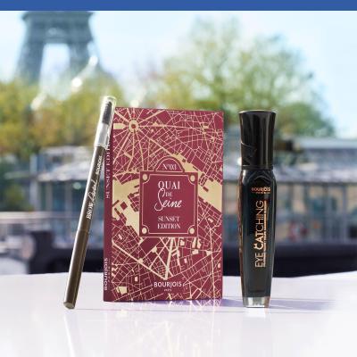 BOURJOIS Paris Rue Du Café 4 in 1 Eye Palette Lidschatten für Frauen 7,68 g Farbton  02 Chocolat Nude Edition