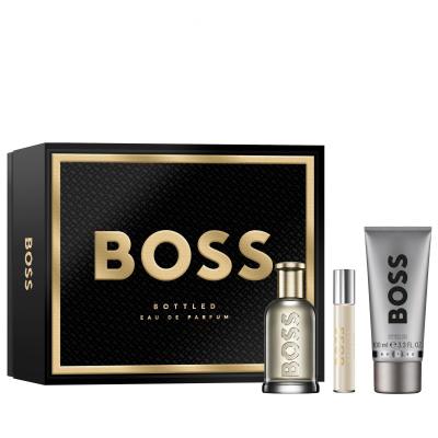 HUGO BOSS Boss Bottled Geschenkset Eau de Parfum 100 ml + Eau de Parfum 10 ml + Duschgel 100 ml