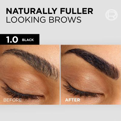 L&#039;Oréal Paris Brow Color Semi-Permanent Eyebrow Tint Augenbrauenfarbe für Frauen 1 St. Farbton  1.0 Black